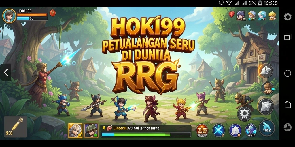 Screenshot HOKI99 menampilkan aksi seru dalam permainan RPG.