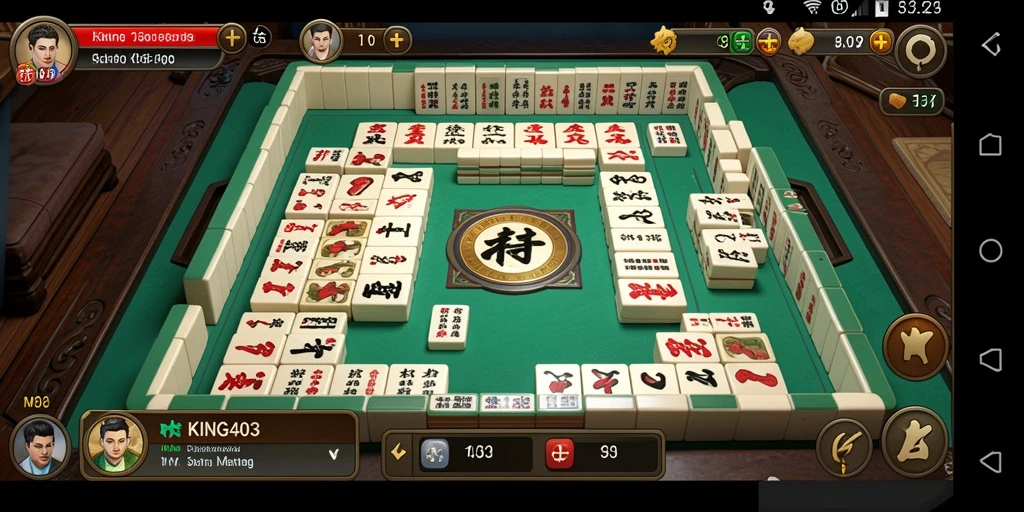 Tampilan gameplay Mahjong yang menarik di KING403.