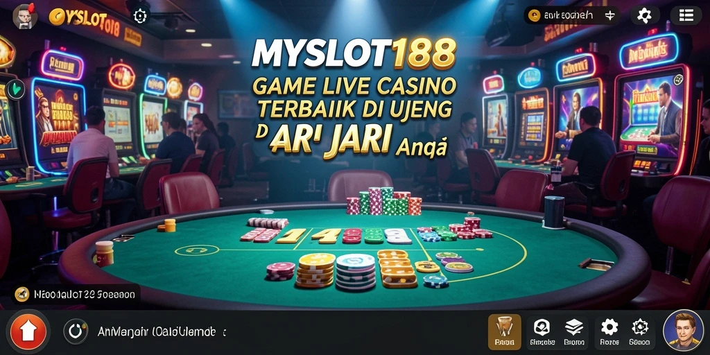 Tampilan gameplay menarik di MYSLOT188 Live Casino.