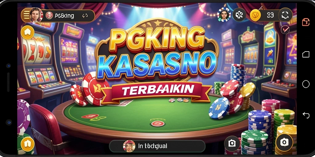 Tampilan gameplay PGKING yang menarik dan memukau dalam suasana Kasino.