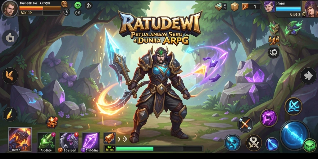 Tangkapan layar gameplay <strong>RATUDEWI</strong> memperlihatkan aksi pertempuran seru dan grafis menawan.