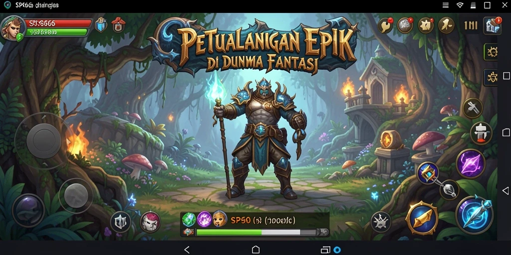 Tampilan gameplay SP666 yang imersif dan seru dalam petualangan RPG.
