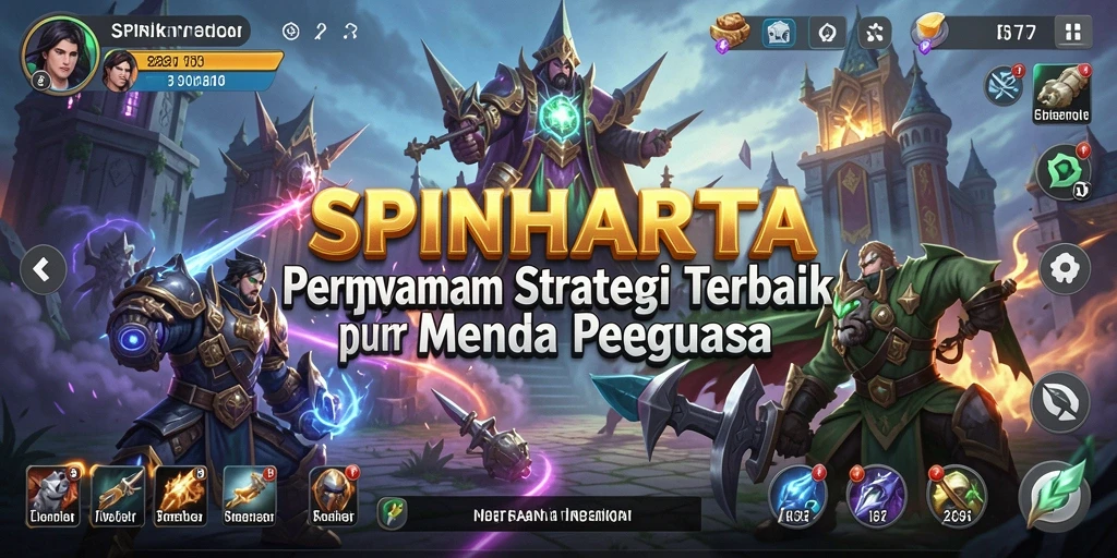 Tampilan menarik dari gameplay SPINHARTA yang penuh strategi.
