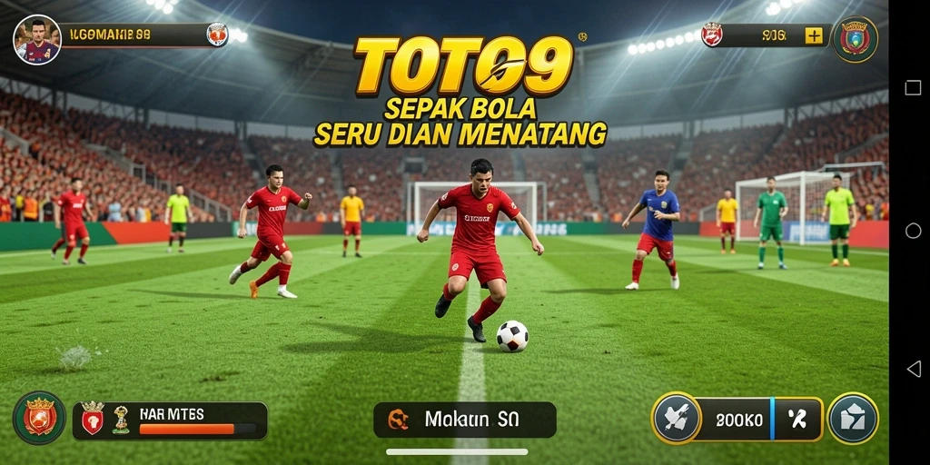 Tampilan gameplay TOTO9 dengan aksi menyerang yang mendebarkan.