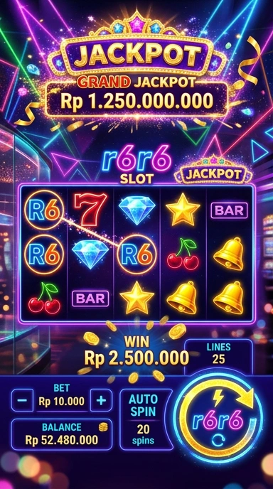 Rincian informasi aplikasi di r6r6, termasuk ukuran dan versi yang tersedia.